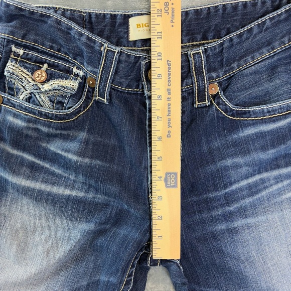Big Star Pioneer Boot Mens Jeans Size 33L Distressed Cowboy Western Rodeo - Picture 7 of 16